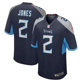 mens nike julio jones navy tennessee titans game jersey